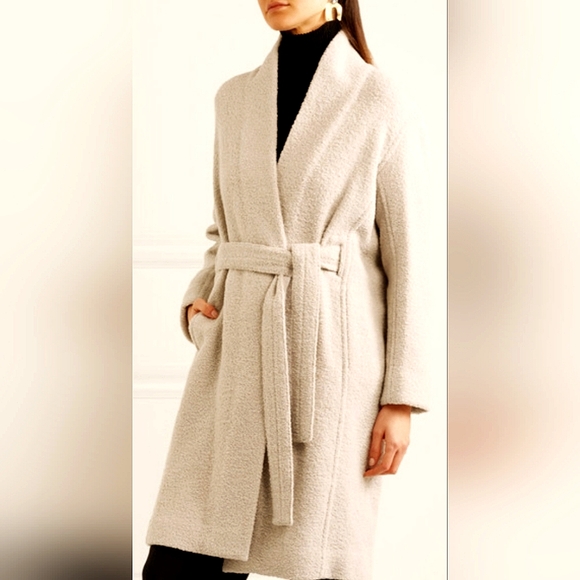 Vince Jackets & Blazers - Vince Belted Wool Blend Coat